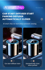 Rechargeable Car Aroma Diffuser with Starry Sky Lights