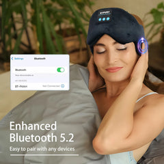 Bluetooth 5.3 Sleep Mask – Wireless Headphones & Eye Shade