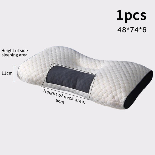 Cervical Orthopedic Soybean Fiber Pillow – Neck Protection & SPA Massage Comfort