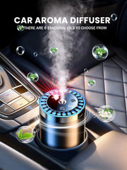 Rechargeable Car Aroma Diffuser with Starry Sky Lights