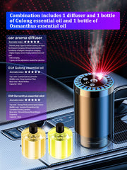 Rechargeable Car Aroma Diffuser with Starry Sky Lights