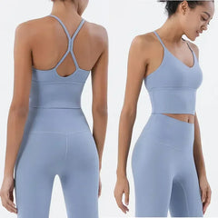 Women’s 2-Piece Sportswear Set – Gym Bra & Leggings