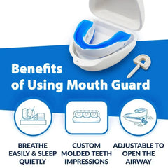Anti-Snore Mouth Guard – Silicone Bruxism & Sleep Apnea Aid