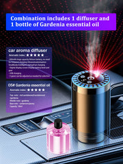 Rechargeable Car Aroma Diffuser with Starry Sky Lights