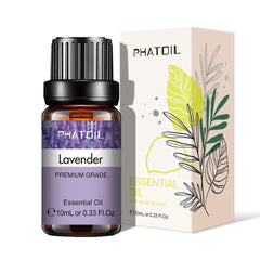 PHATOIL 10ml Aromatherapy Essential Oils – Lavender, Eucalyptus, Bergamot, Juniper & Pine Needles