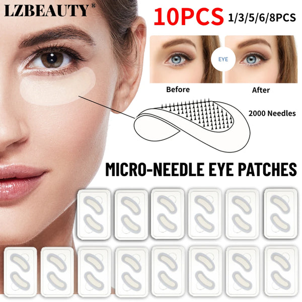 Microneedle Eye Patches – Hyaluronic Acid Anti-Aging & Dark Circle Mask