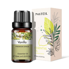 PHATOIL 10ml Aromatherapy Essential Oils – Lavender, Eucalyptus, Bergamot, Juniper & Pine Needles