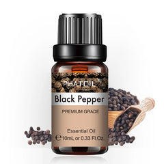 PHATOIL 10ml Aromatherapy Essential Oils – Lavender, Eucalyptus, Bergamot, Juniper & Pine Needles