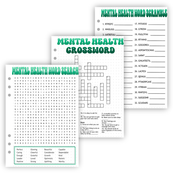 Mental Health Activity Pages