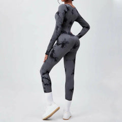 Women's  Long Sleeve Quick-drying Tight Fitness Yoga Clothes