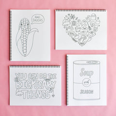 Fall Coloring Book | Simple Adult Coloring Book