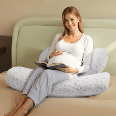 Adjustable Pregnancy Pillow - H-Shape Full Body Support for Better Sleep