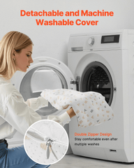 Adjustable Pregnancy Pillow - H-Shape Full Body Support for Better Sleep