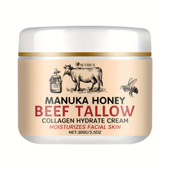 Manuka Honey Tallow Cream – Triple Moisturizing & Firming