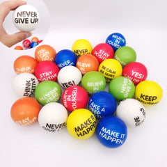 24-Pack Motivational Stress Balls – Soft Squeeze Toys for Relaxation