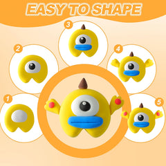 149-Piece Air-Dry Clay Set – Kids DIY Art & Craft Kit