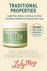 Unscented Tallow Skincare 4-Piece Set