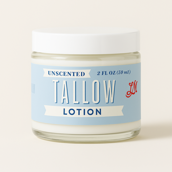 Unscented Tallow Skincare 4-Piece Set