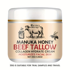 Manuka Honey Tallow Cream – Triple Moisturizing & Firming
