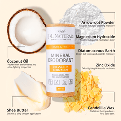 Mineral Deodorant Bundle (4-Pack) – Baking Soda-Free for Sensitive Skin