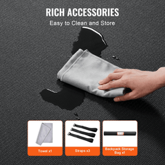 Large Non-Slip Exercise Mat 7x5 ft
