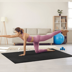 Large Non-Slip Exercise Mat 7x5 ft